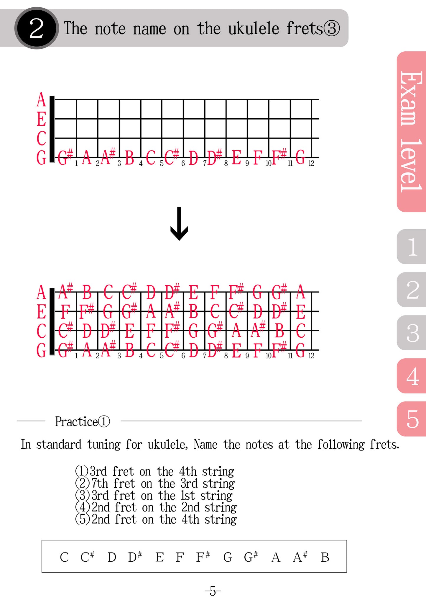 Textbook for Ukulele Written Exam