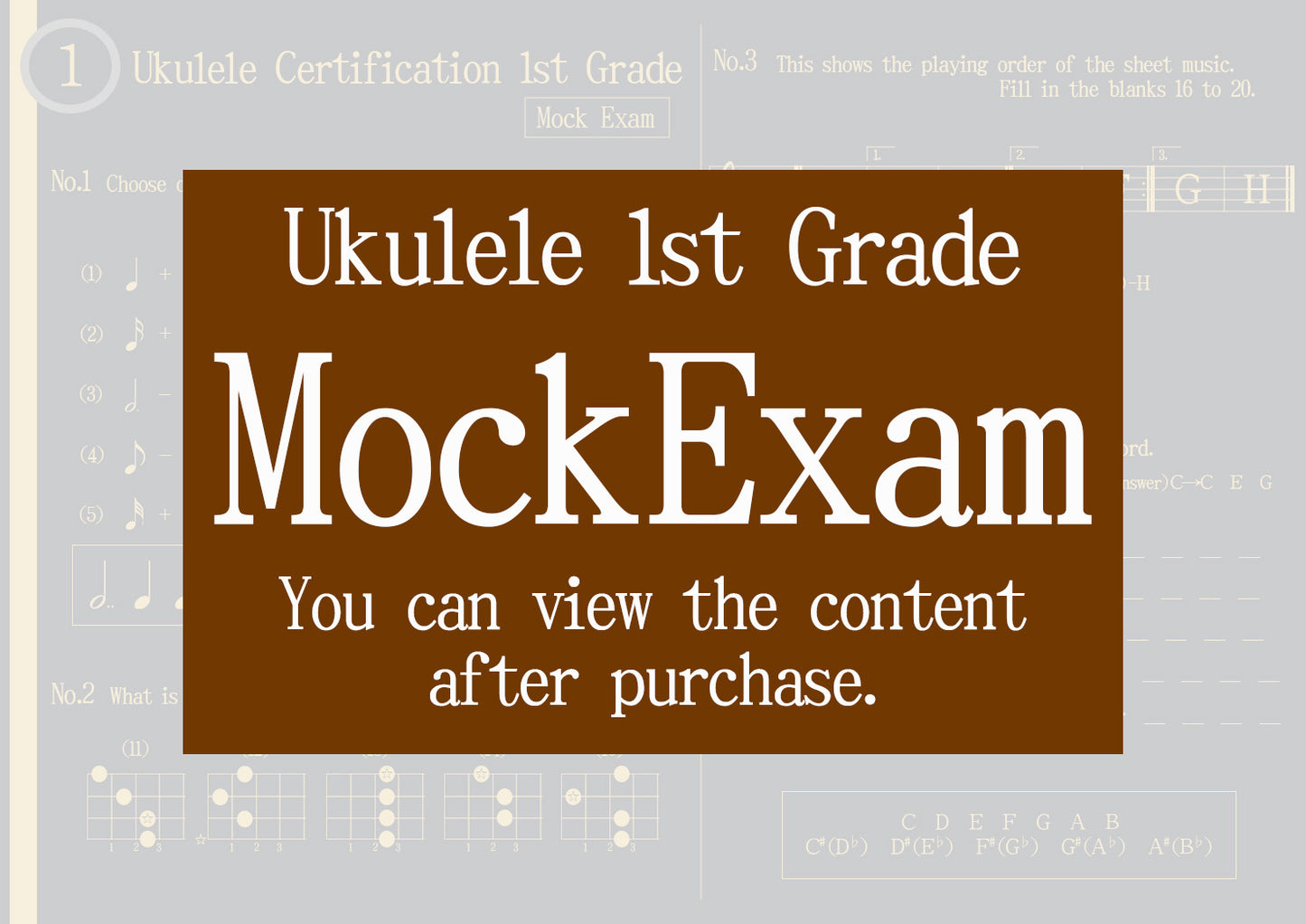 Ukulele Certification Mock Exam All Grade