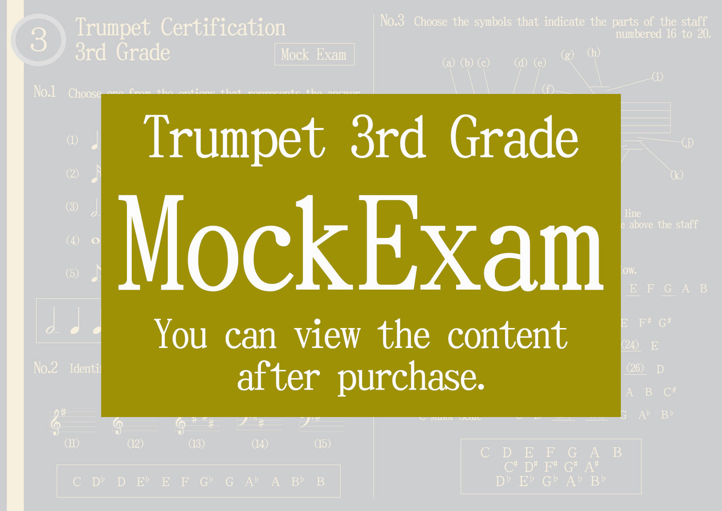 Trumpet Certification Mock Exam All Grade