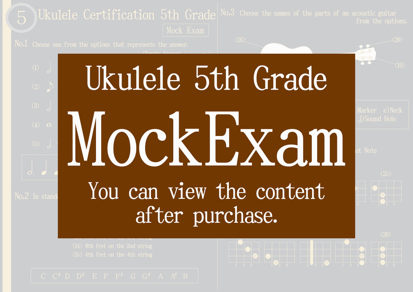 Ukulele Certification Mock Exam All Grade